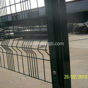 PVC Dilapisi Welded Wire Mesh Fence Panels